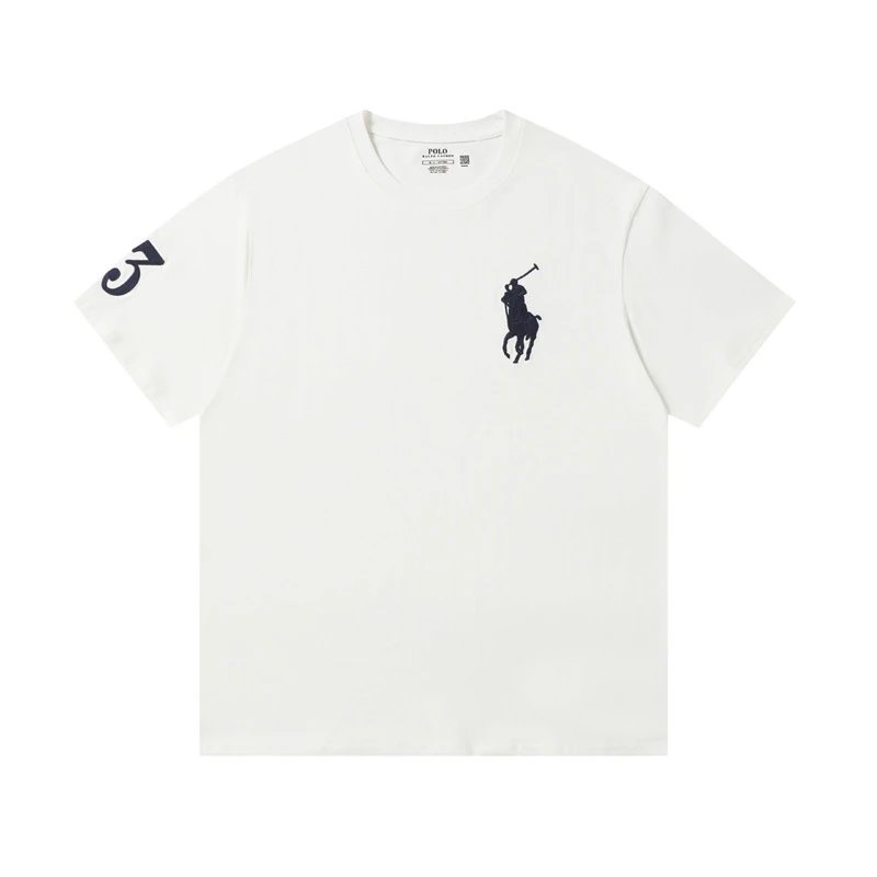 Ralph Lauren Polo-style white T-shirt