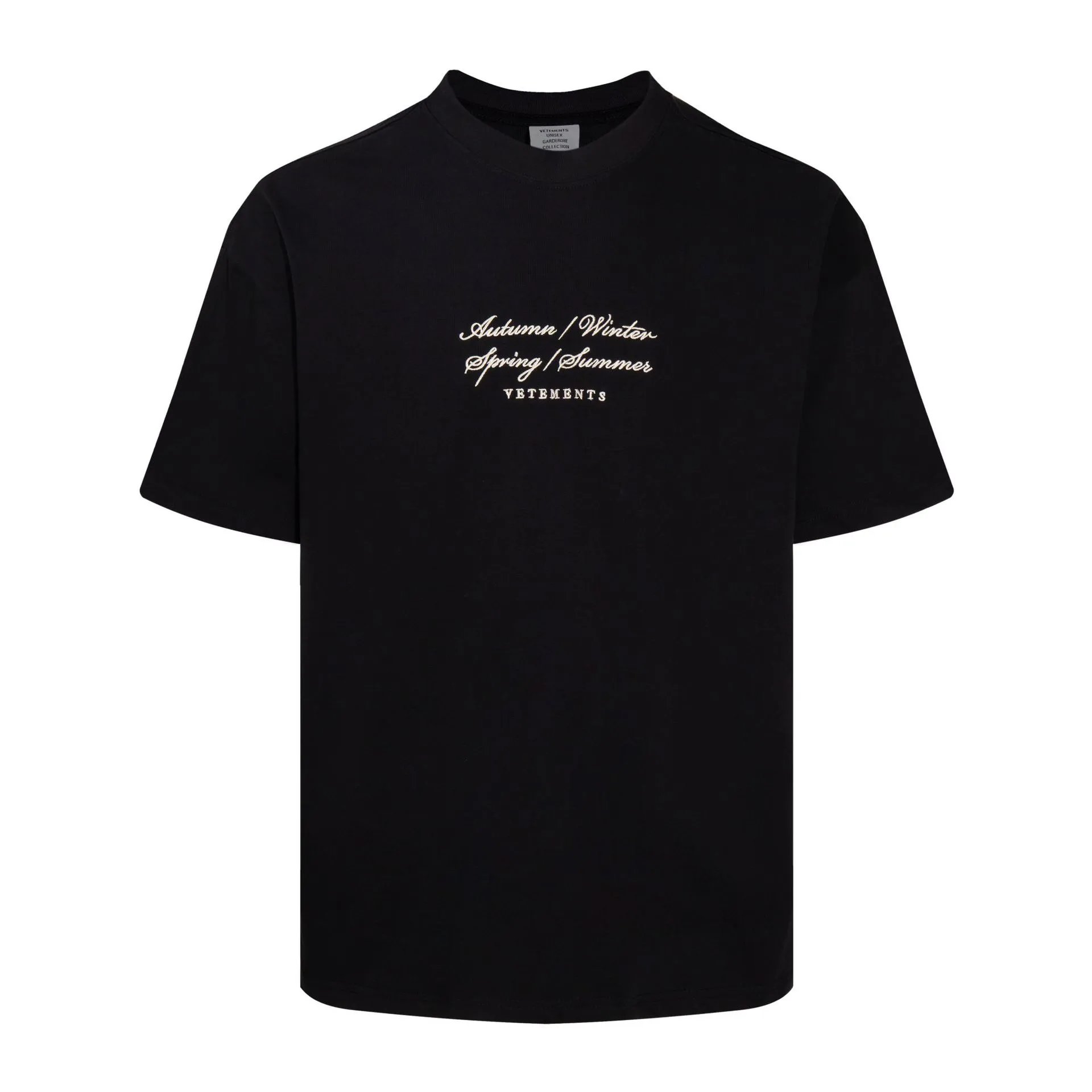 Summer Statement graphic T-shirt Black Colorful Lucky with Bold Graphic