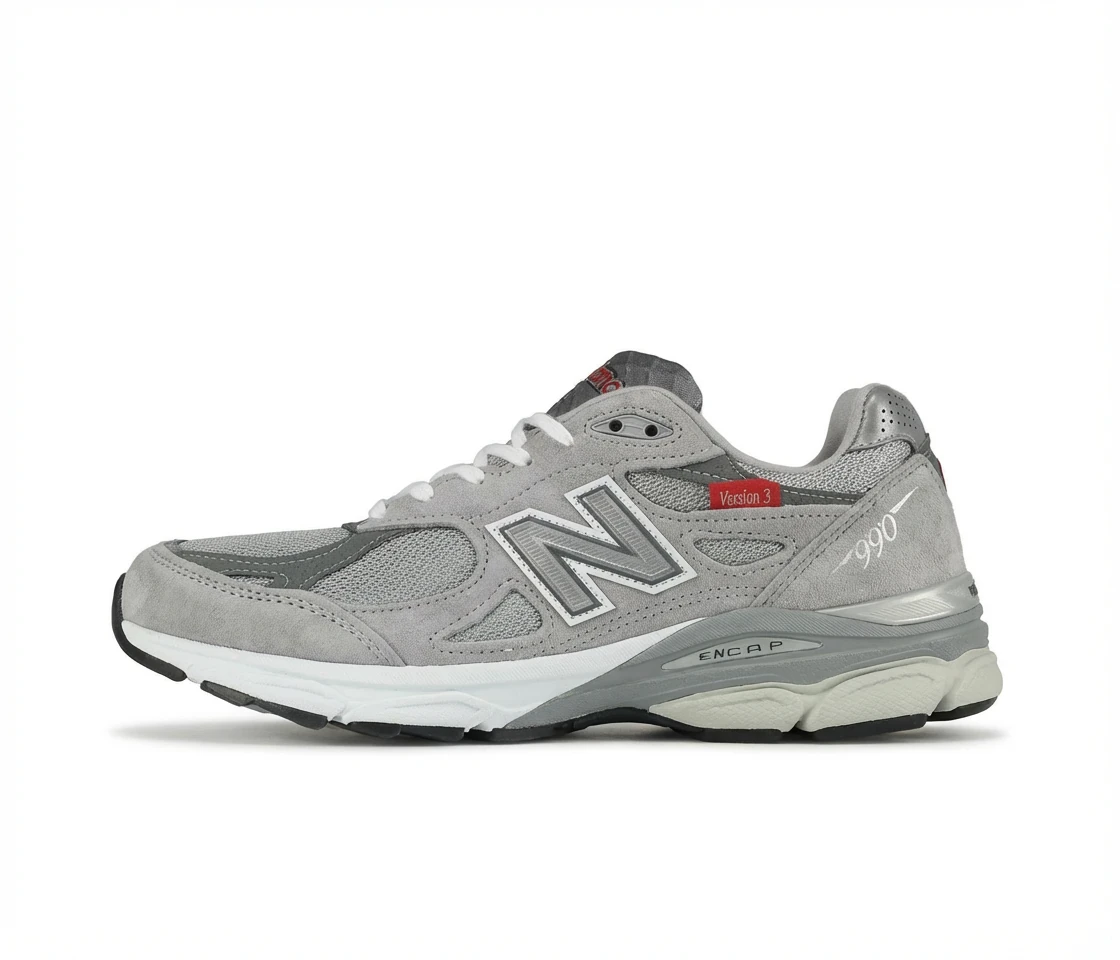 New Balance 990 Series Retro Style Grey Shoes