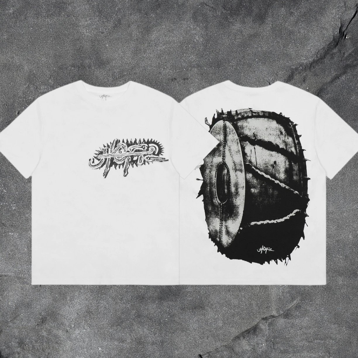 Denim Tears White Graphic T-Shirt Weekend Wear