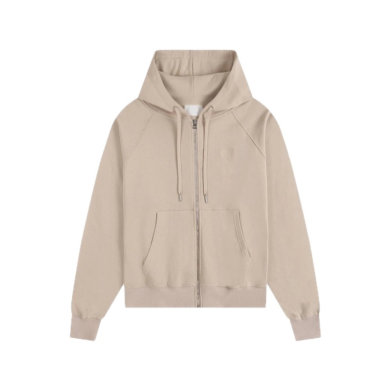 AMI Extremely Complex Style Beige Hoodie