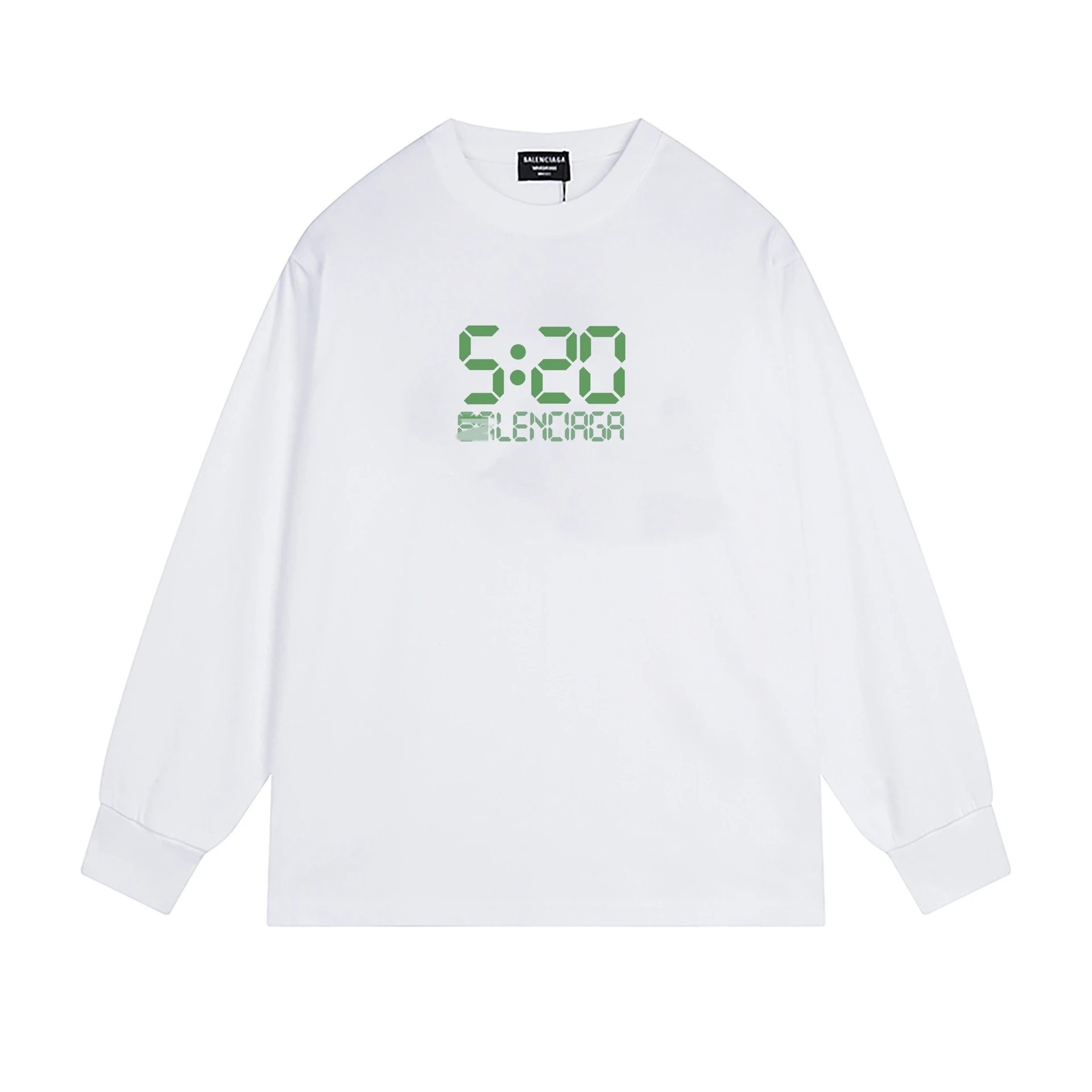 Balenciaga digital-style white T-shirt