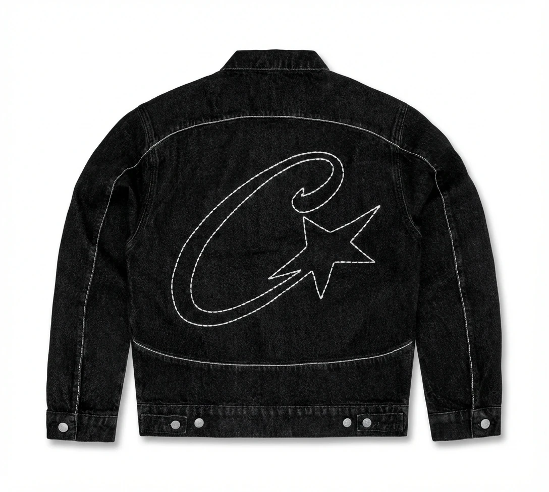 Corteiz black denim jacket