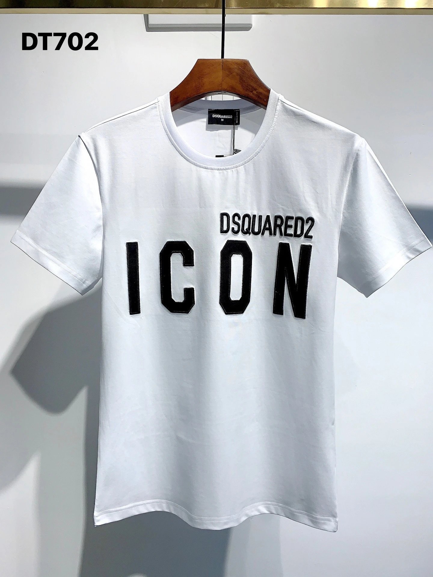 DSQUARED2 ICON Streetwear White Short-sleeve T-shirt