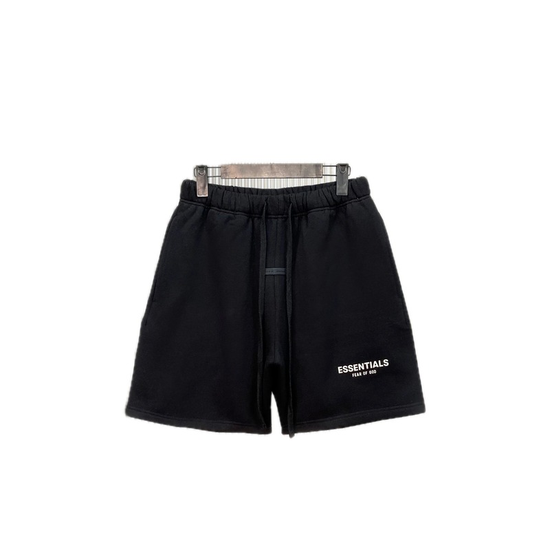 ESSENTIALS casual style black shorts