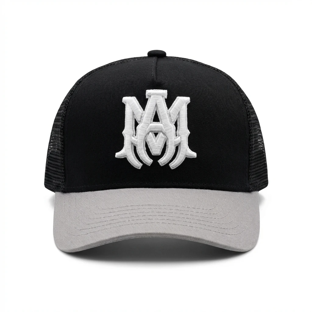 AMIRI Embroidered Trendy and Cool Black Hat