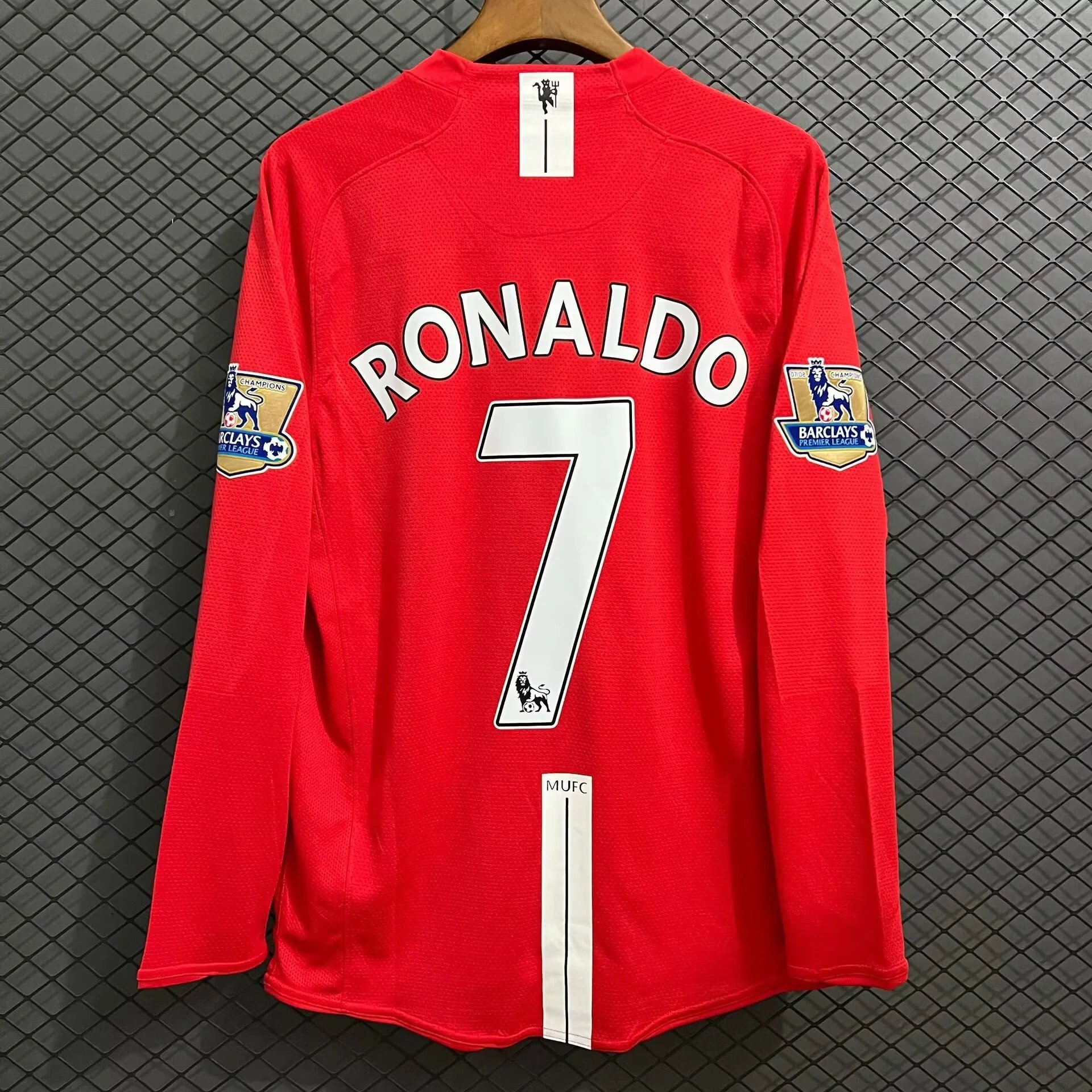 Real Madrid Gift Ready Retro Teka soccer jersey White Retro Football with Fresh Pattern