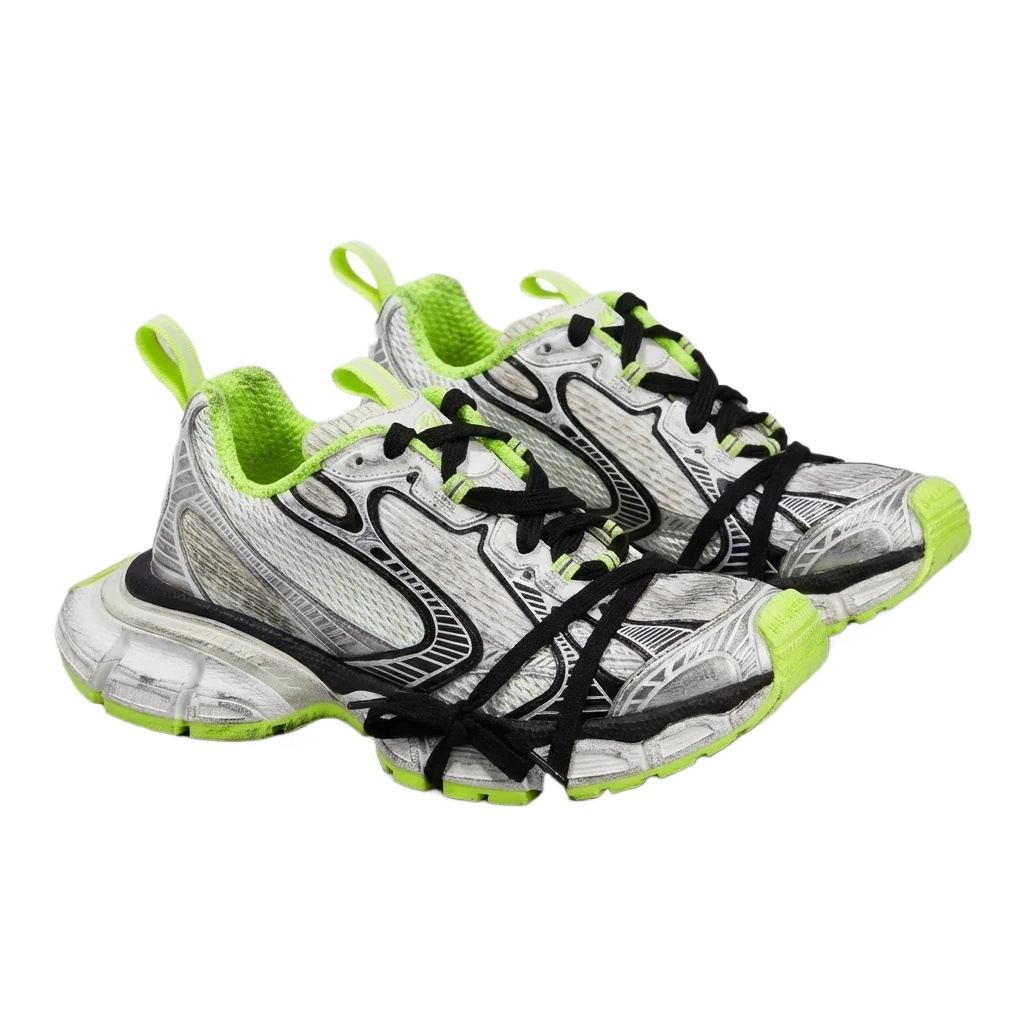Balenciaga retro fluorescent sneakers