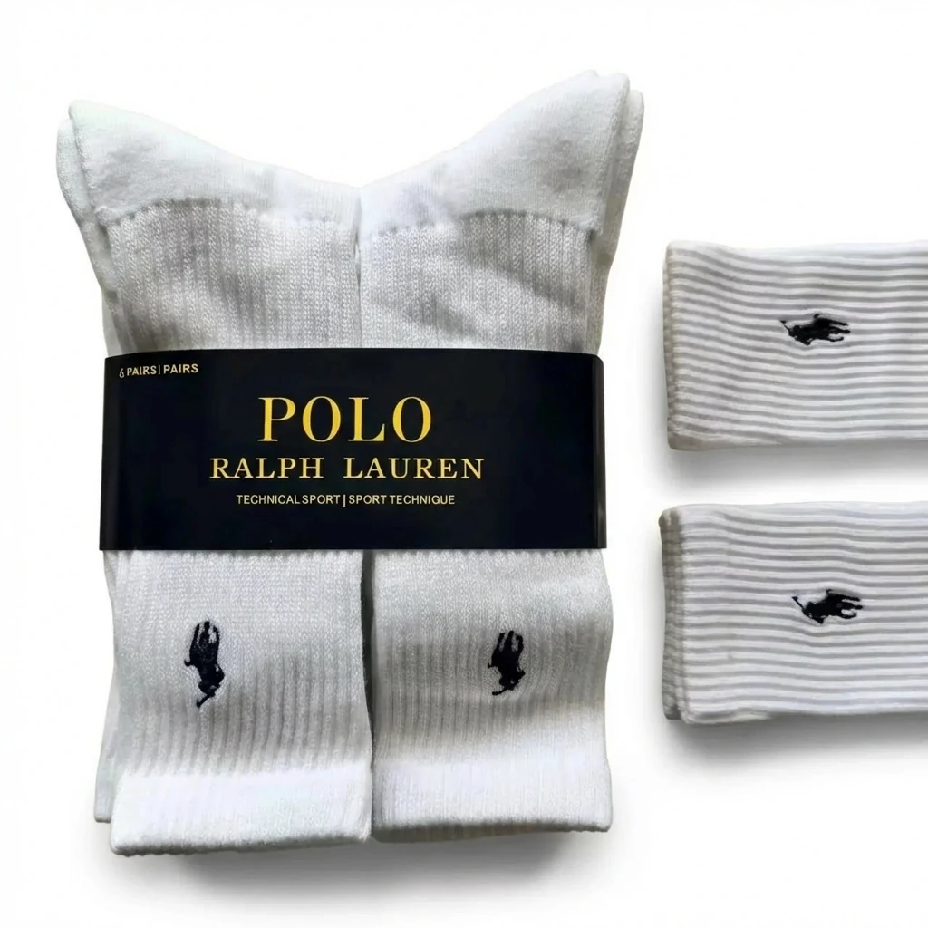 Ralph Lauren Polo sporty white socks