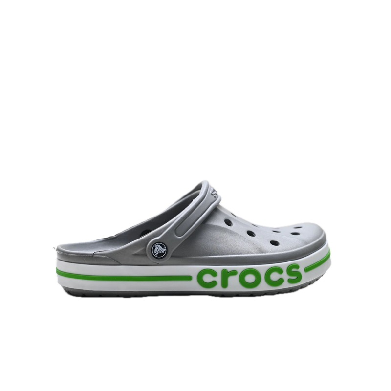 Gray trendy style of Crocs clogs