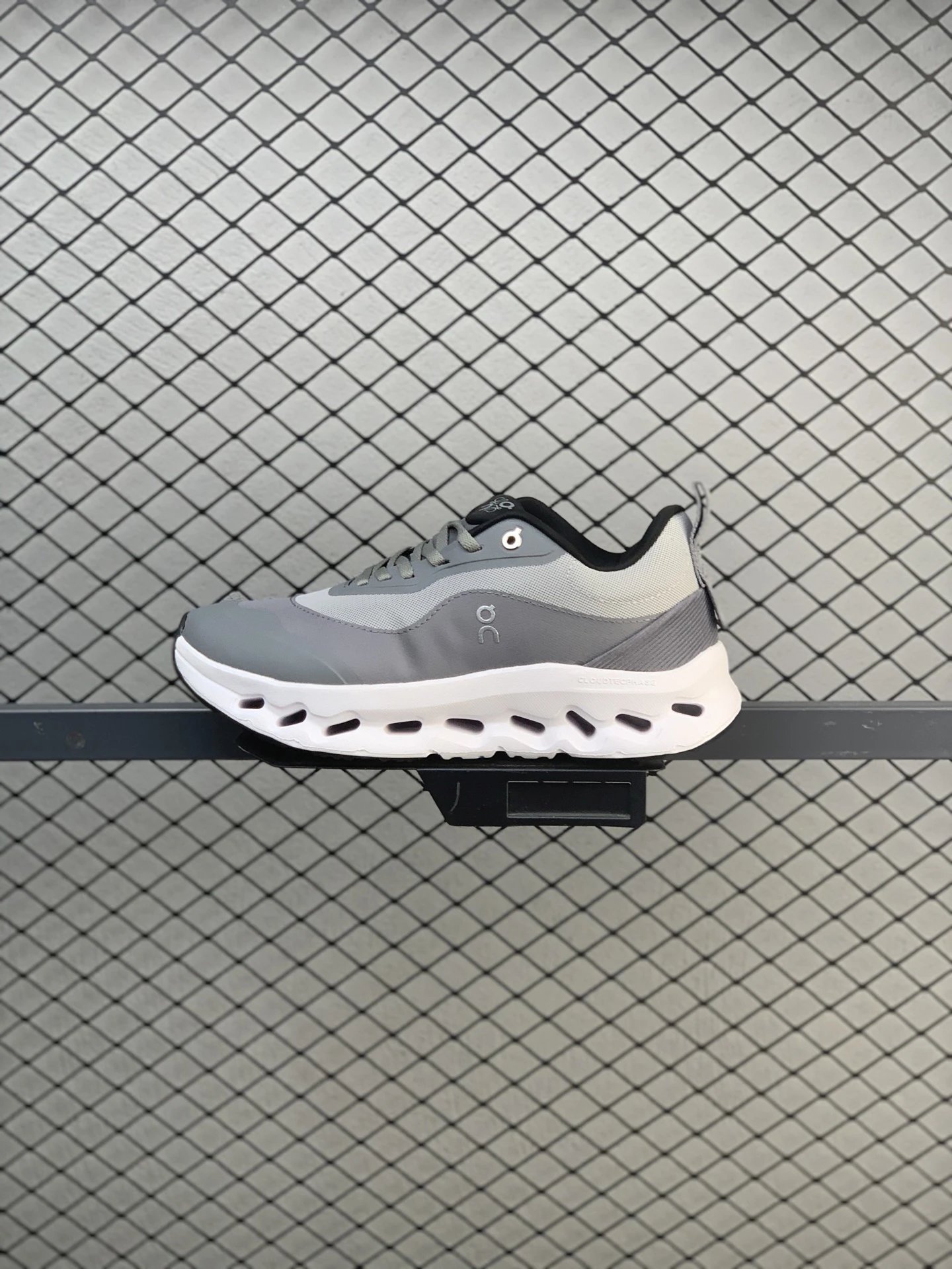 On Gray Sculpted Cushioning Cloud Runners