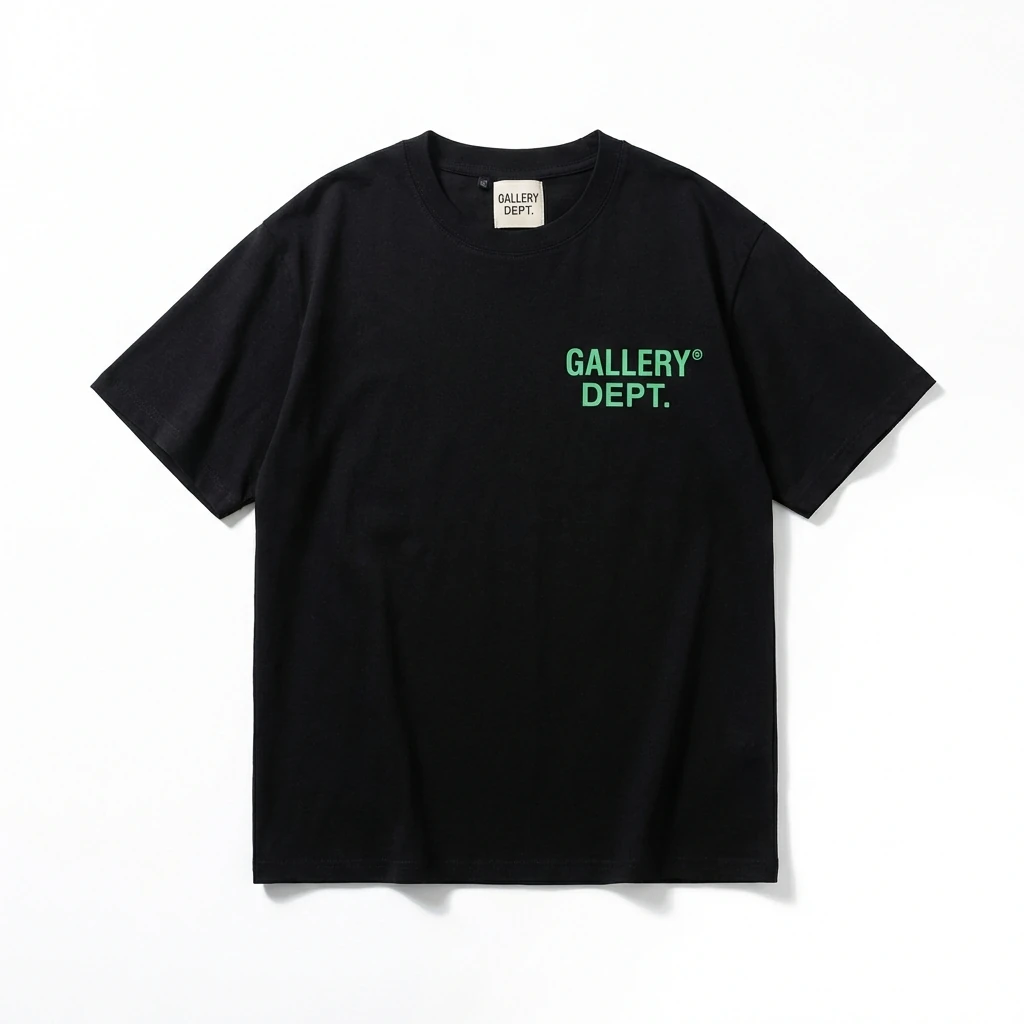 Gallery Dept Minimalist Style Black T-shirt
