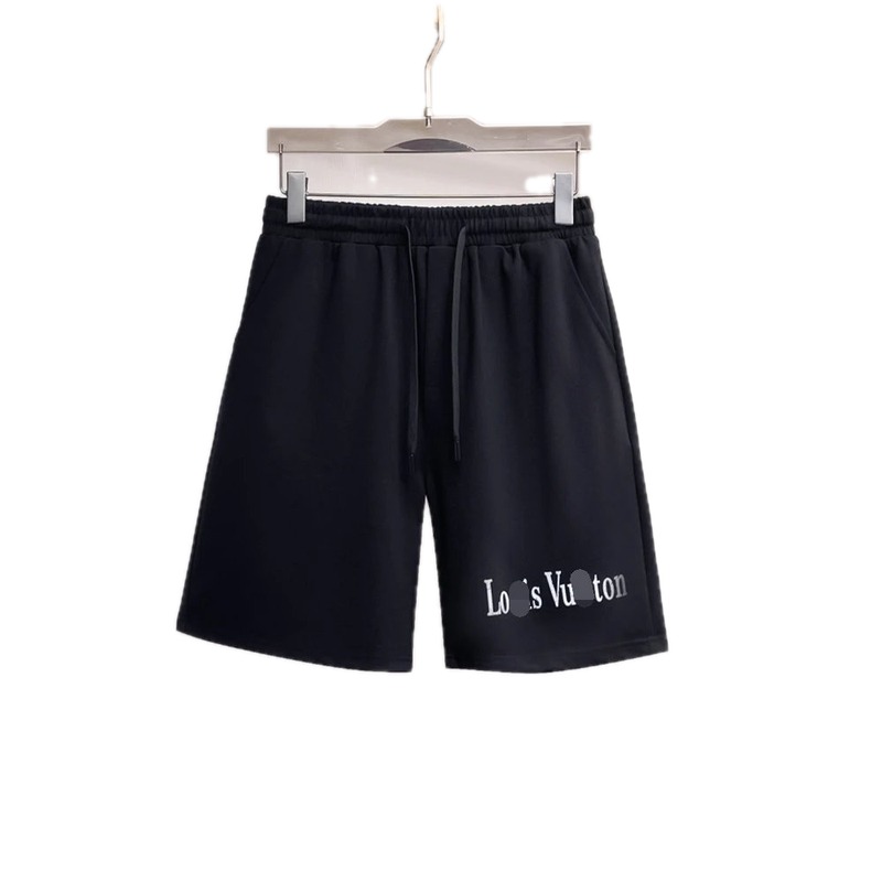 Louis Vuitton Casual Black Lettered Shorts
