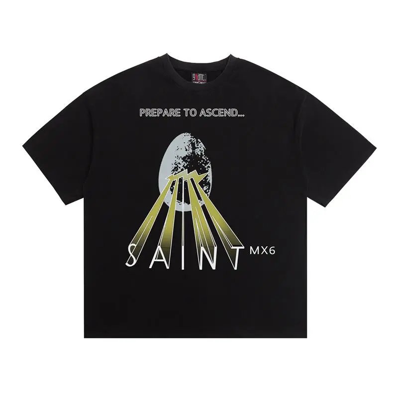 SAINT MX6 Street Style Black Short-sleeve T-shirt
