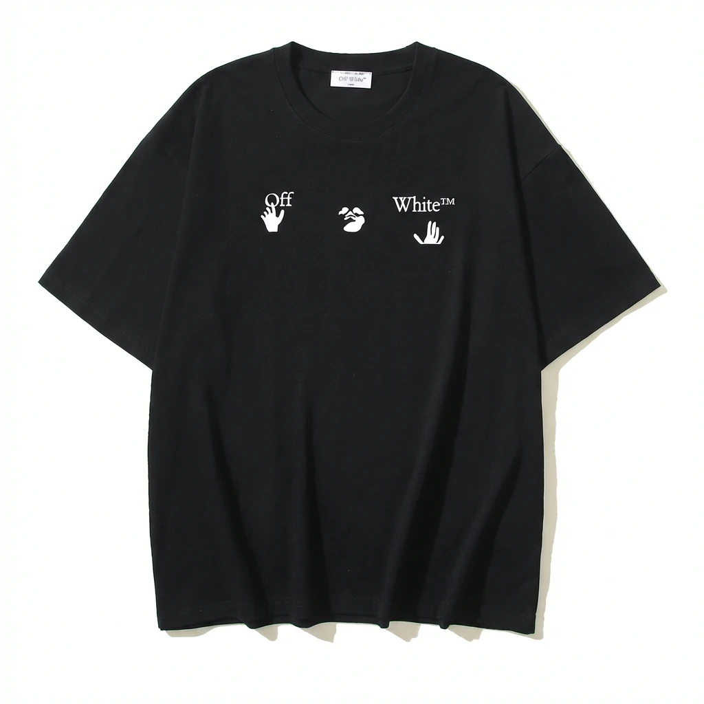 Off-White Gesture Print Style T-shirt