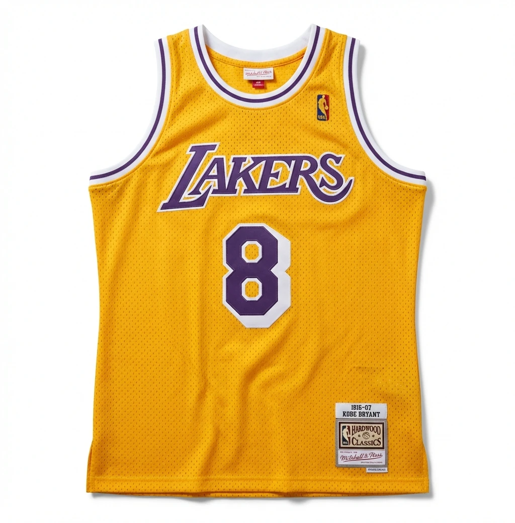 The classic yellow jersey of the Kobe Lakers.
