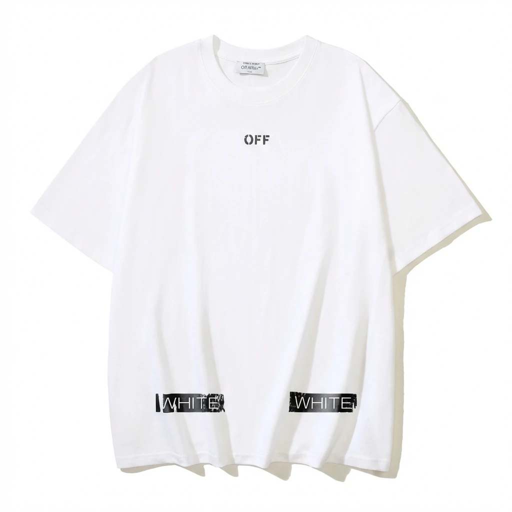Off-White simple style white T-shirt