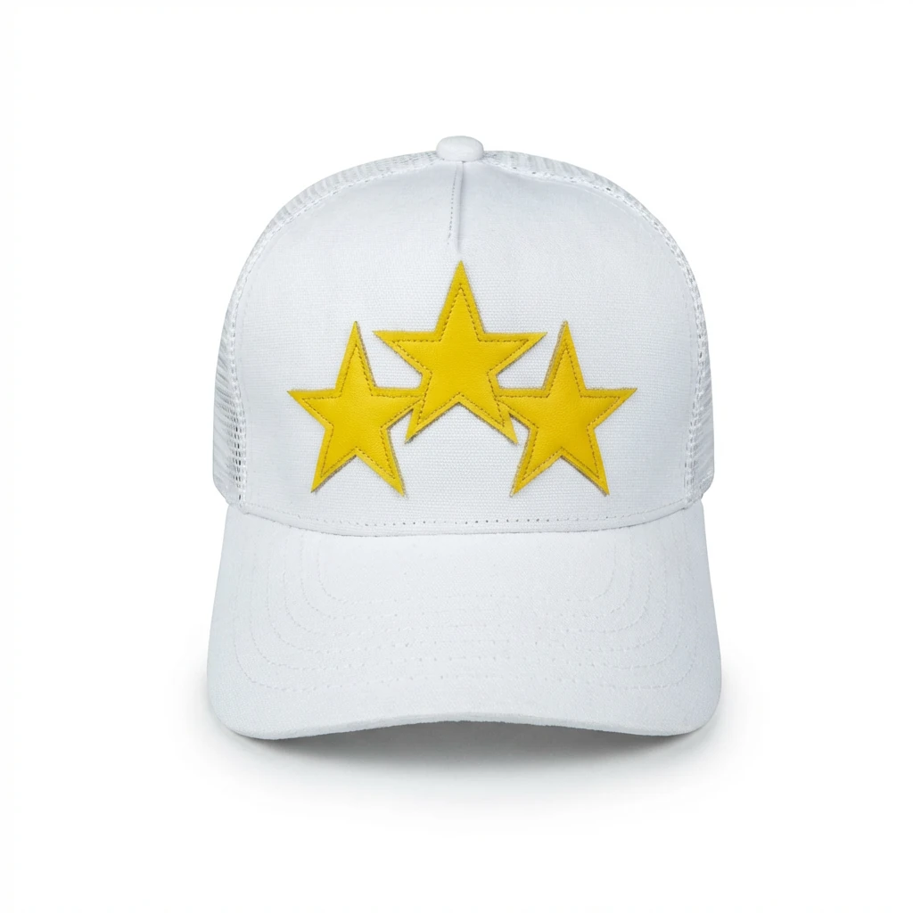 AMIRI Starry Trendy Cool Style White Hat