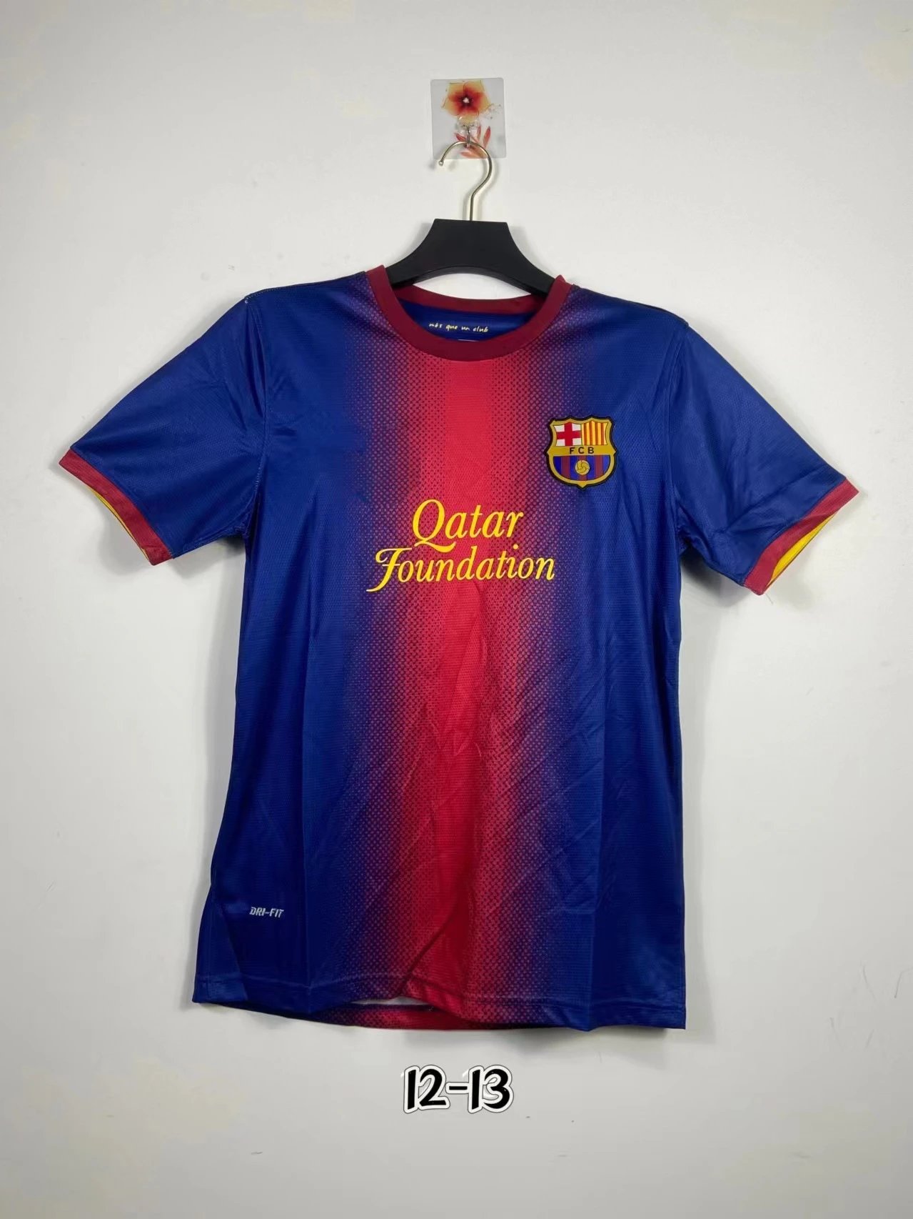 Barcelona Sport Retro soccer jersey Blue Red Barcelona for Collection Drops