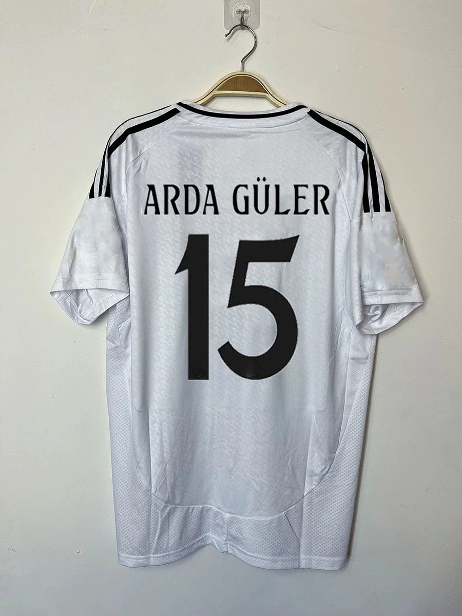 Real Madrid Relaxed Bellingham #5 soccer jersey White Real Madrid with Designer-Inspired Detail