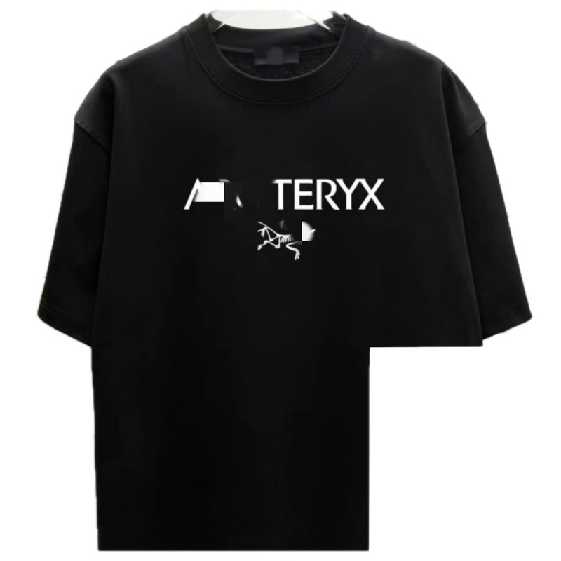 Arc'teryx Printed Techwear Style Black Short-sleeve T-shirt