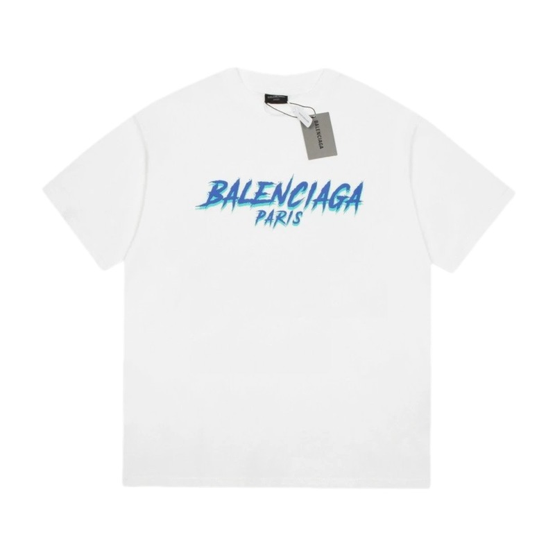 Balenciaga Graffiti Street Style White T-Shirt