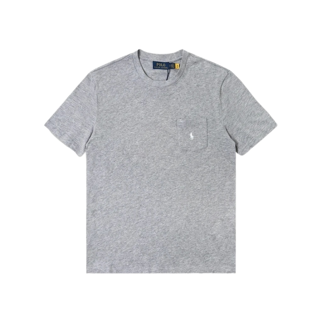Ralph Lauren minimalist style grey T-shirt