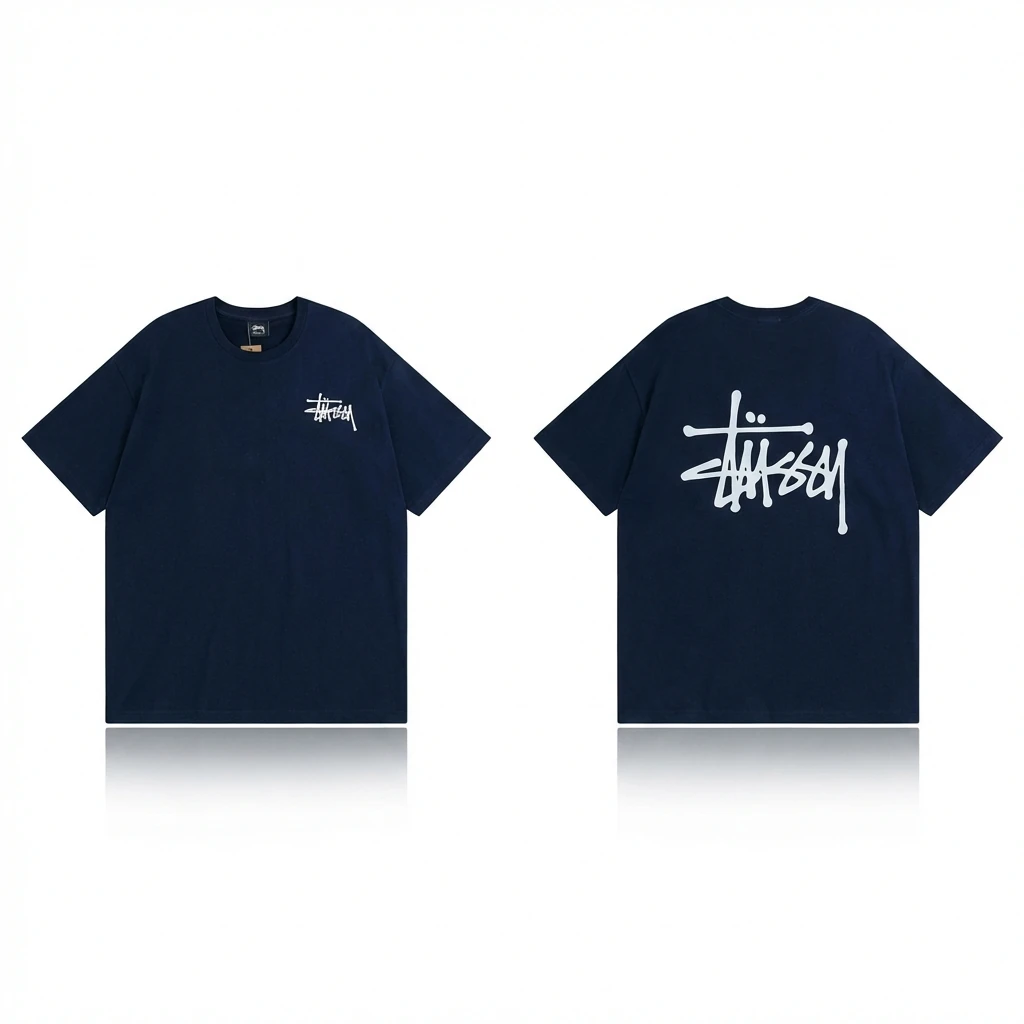Stussy basic style minimalist T-shirt