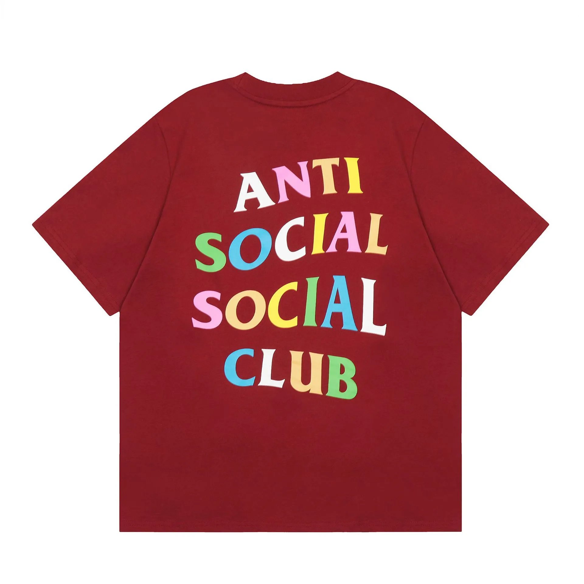 Anti Social Social Club Lightweight Logo T-shirt Black Orange Anti for Trend Styling