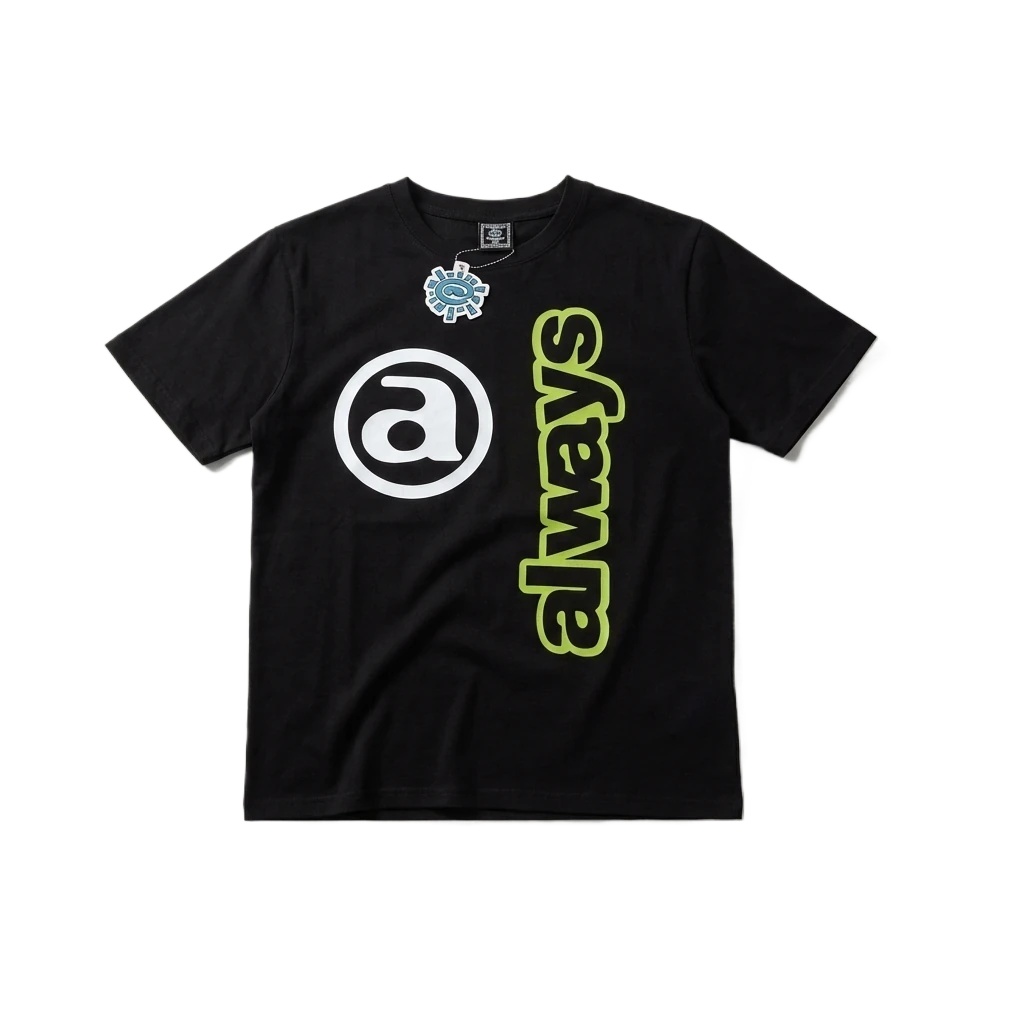 ADWYSD Letter Printing Short-sleeve Shirt