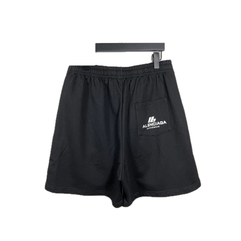 Balenciaga sporty black shorts