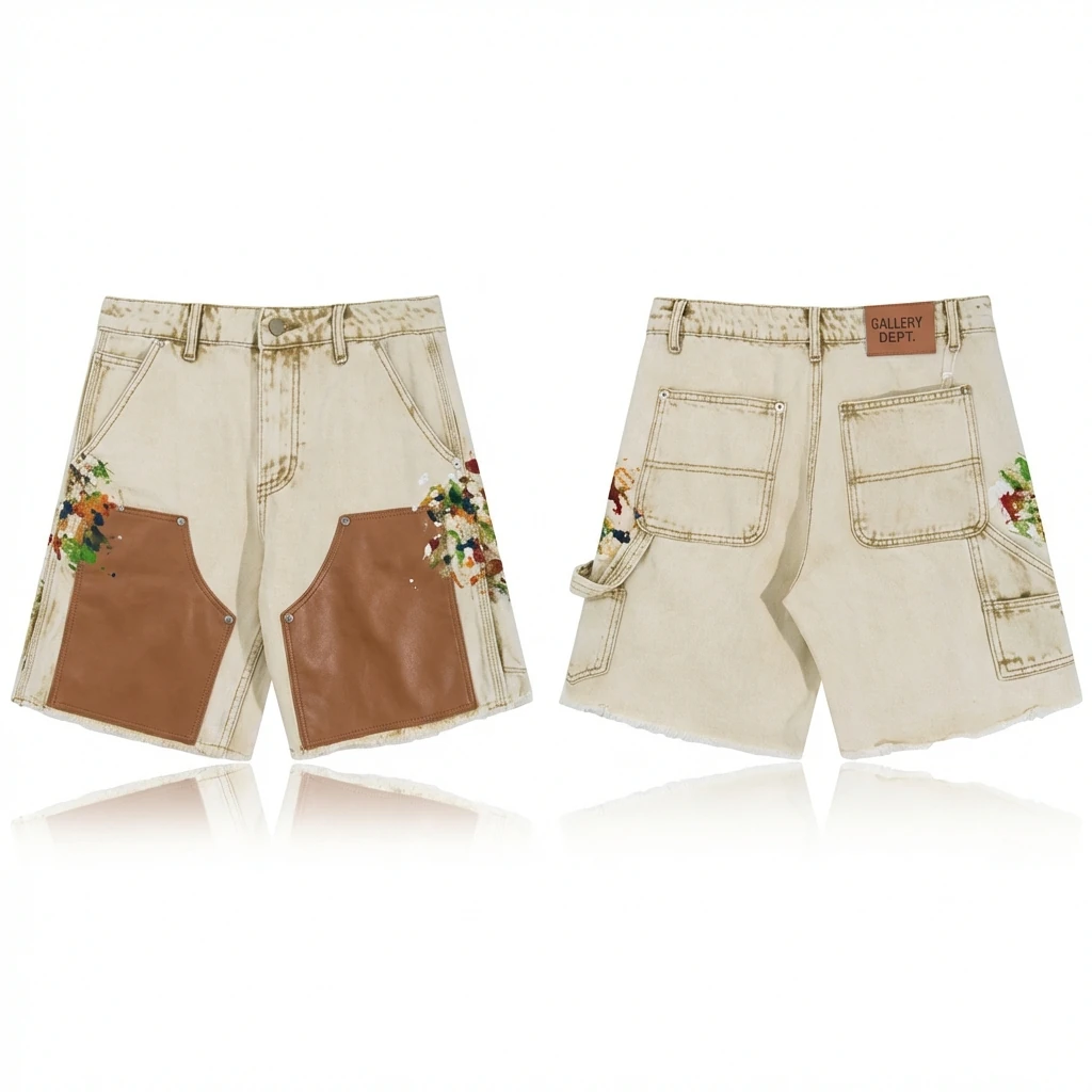 Gallery Dept Retro Style Beige Shorts