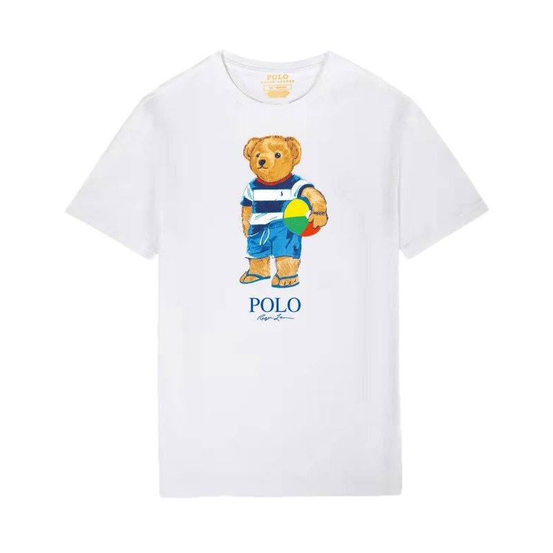 Ralph Lauren white T-shirt with teddy bear print