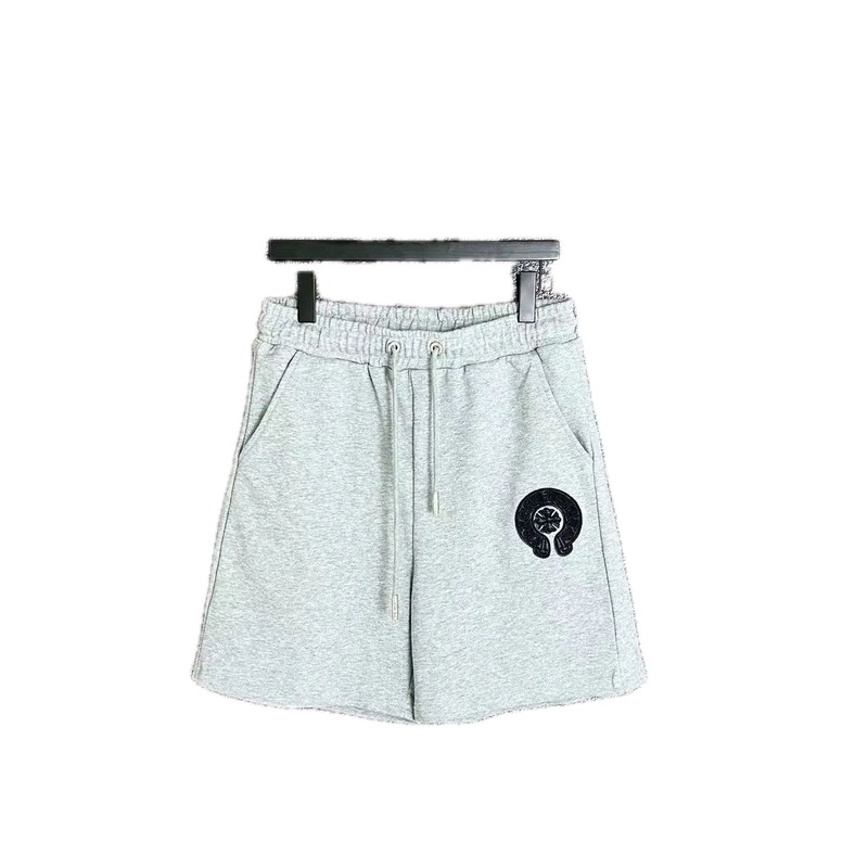 Chrome Hearts casual light gray shorts