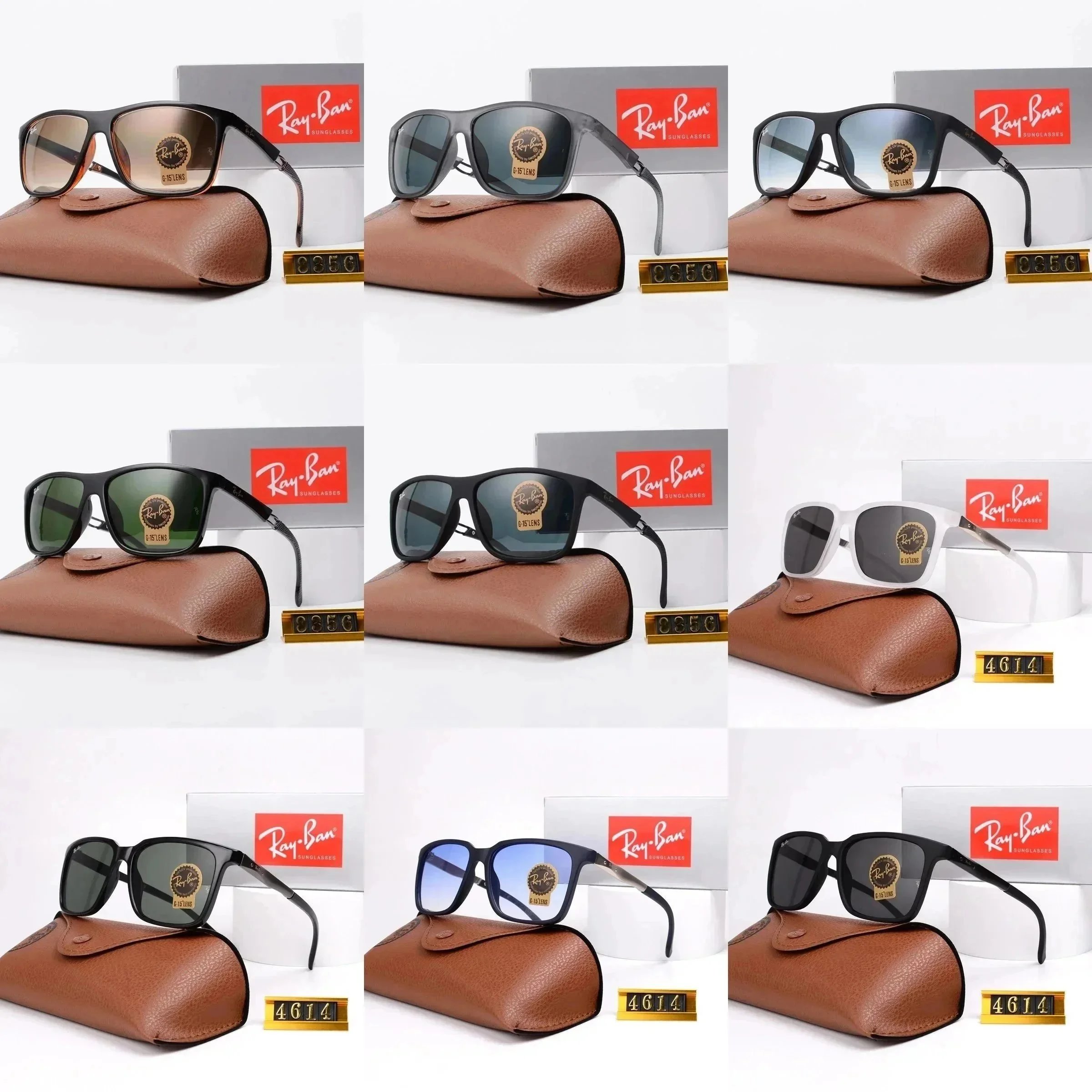 Ray-Ban Monogram Wayfarer sunglasses Black Square Frame for Layered Styling