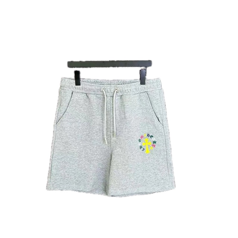 Chrome Hearts Cross Leisure Style Gray Shorts