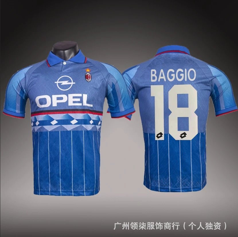 Inter Milan Lightweight Brehme #3 soccer jersey Blue Black Striped for Gift Ideas