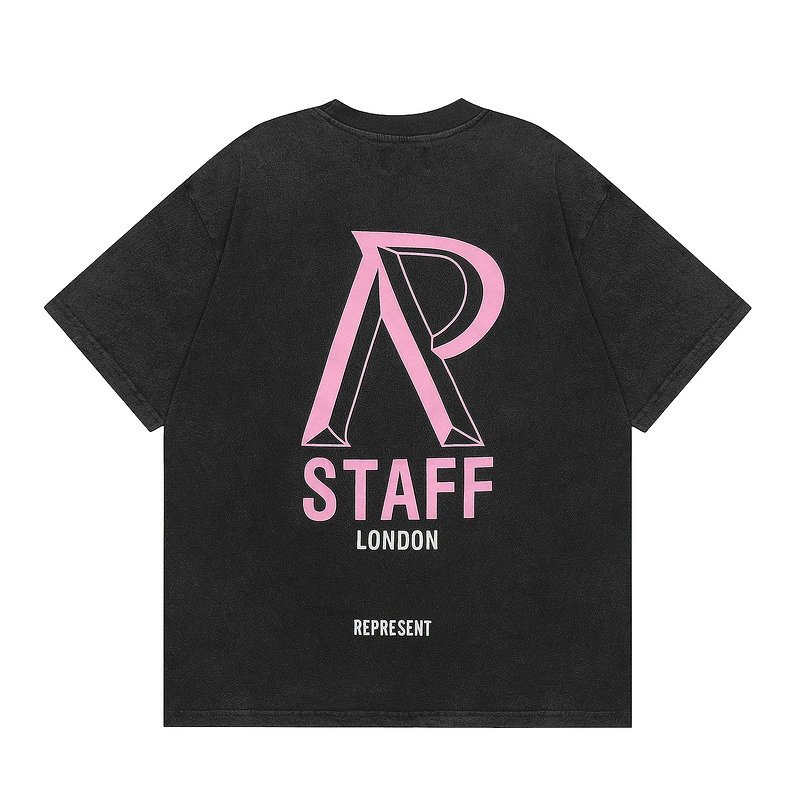 Represent Black Style 832 Owners Club T-Shirt Logo Detail