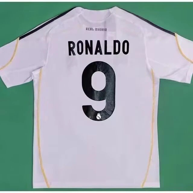 Real Madrid Summer Retro Teka soccer jersey White Retro Football with Clean Finish