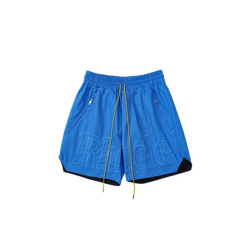 RHUDE sporty blue shorts