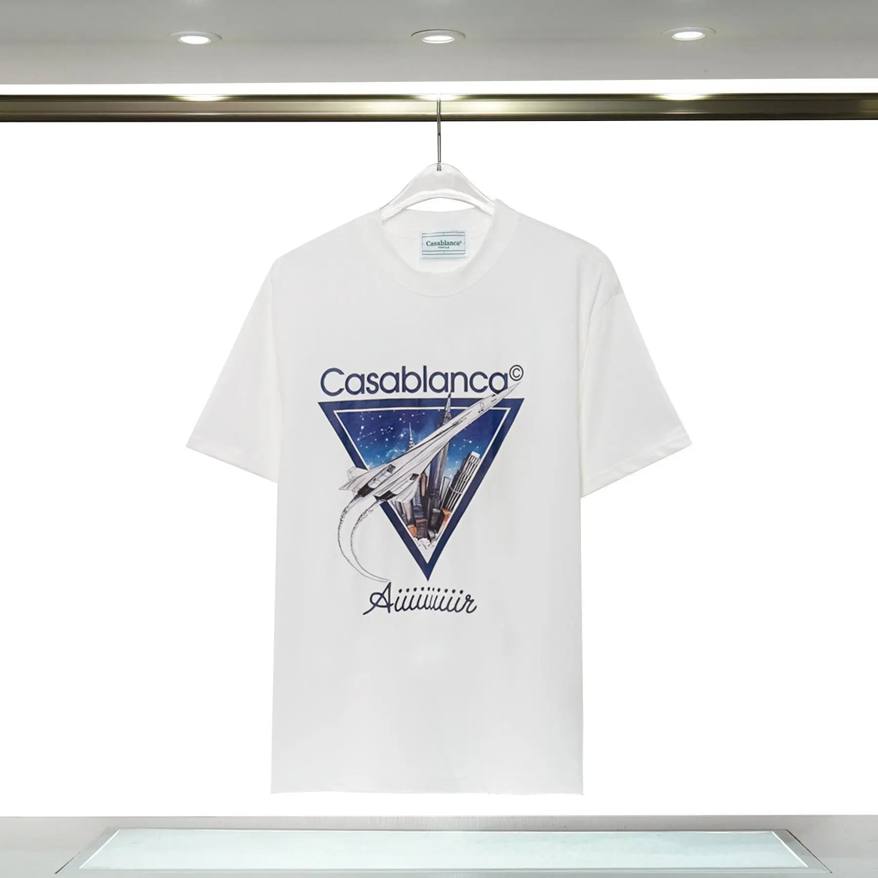 Casablanca Universe Wind White T-shirt