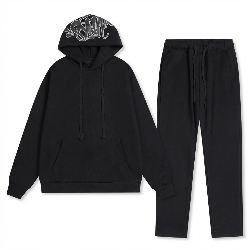 SynaWorld graffiti-style black suit