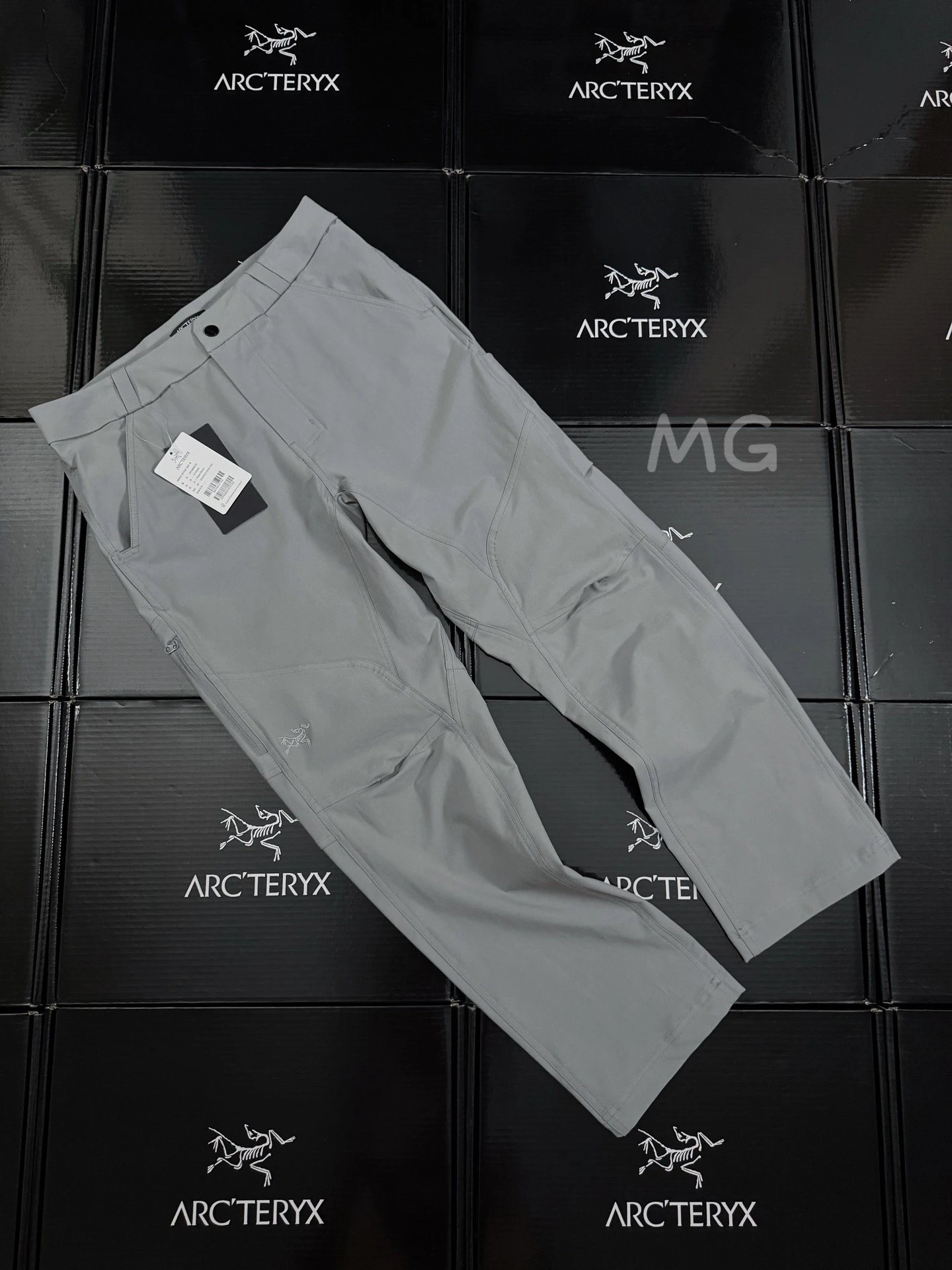 Arc'teryx Daily Edit Technical Hiking Pants in Light Gray