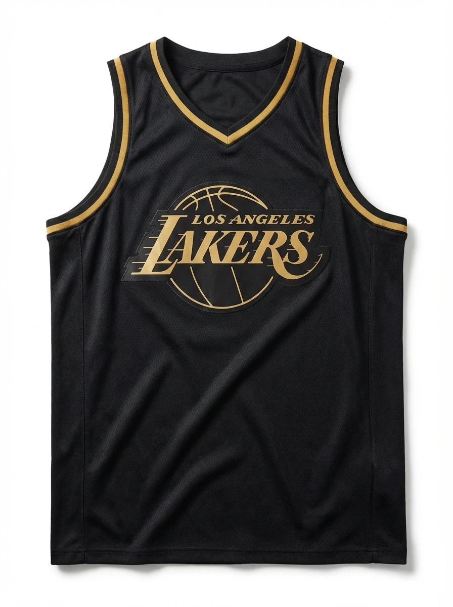 LBJ Lakers retro black jersey