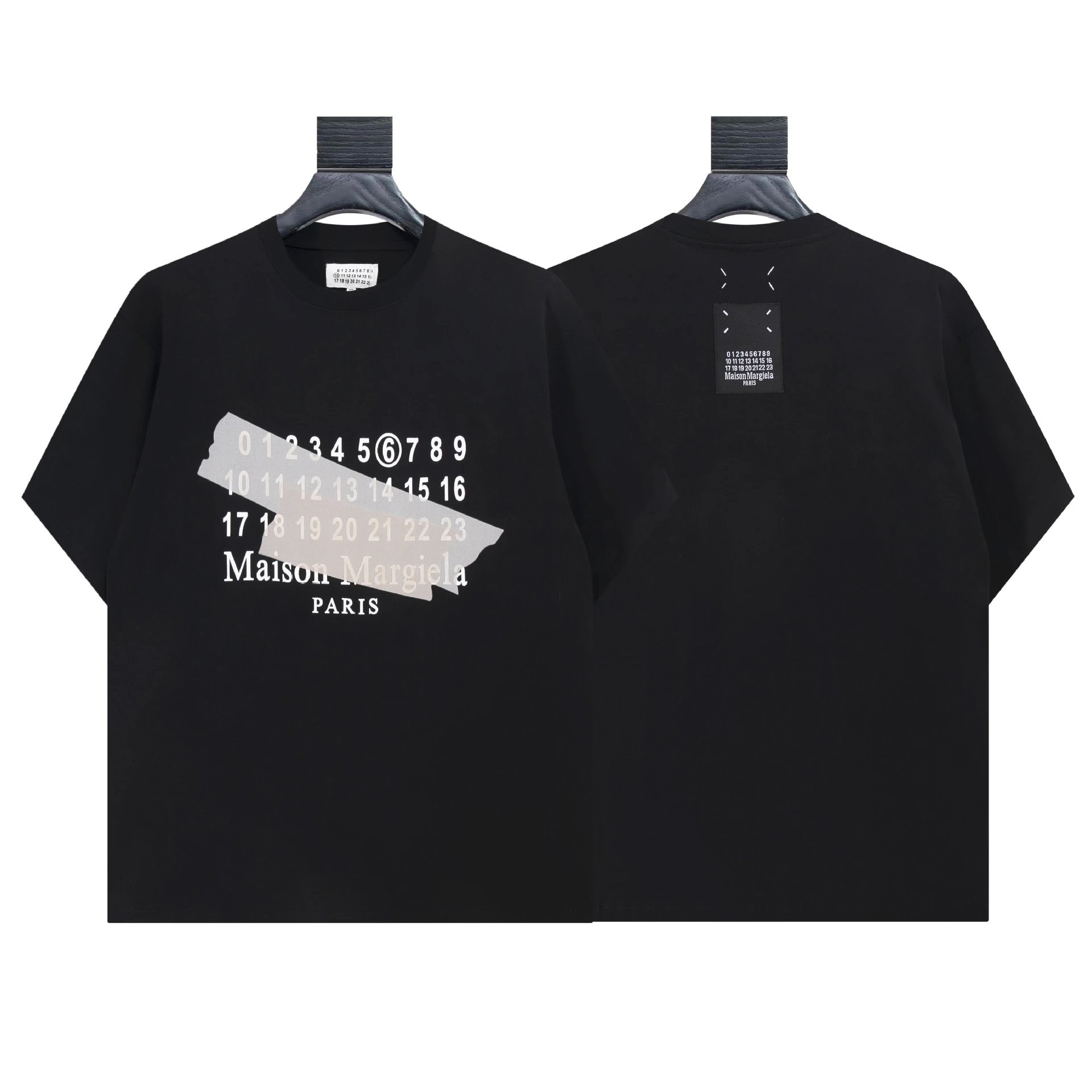 Maison Margiela Digital Print High Street Black T-Shirt