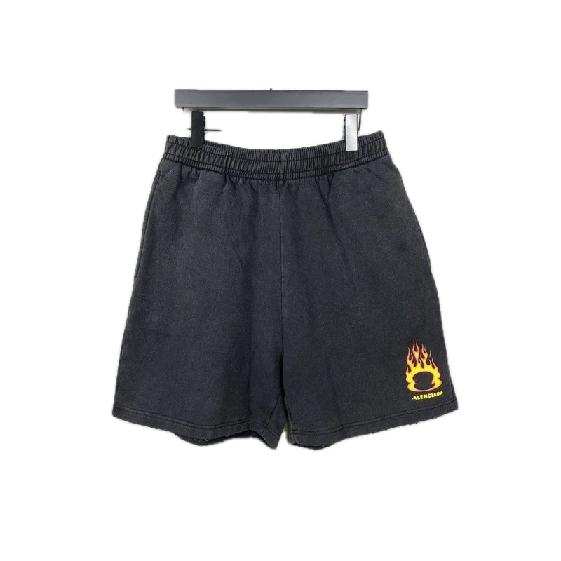 Balenciaga Flame Style Shorts