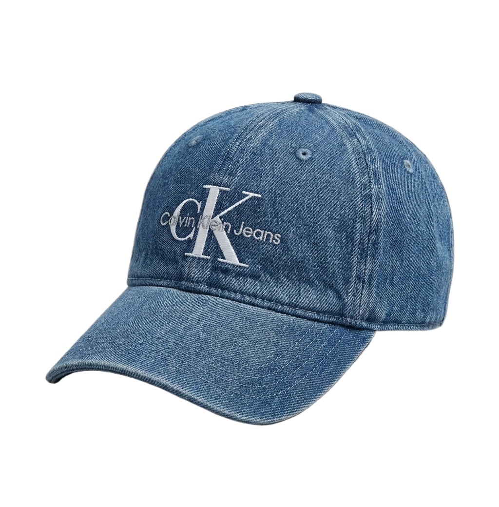 CK denim-style blue baseball cap