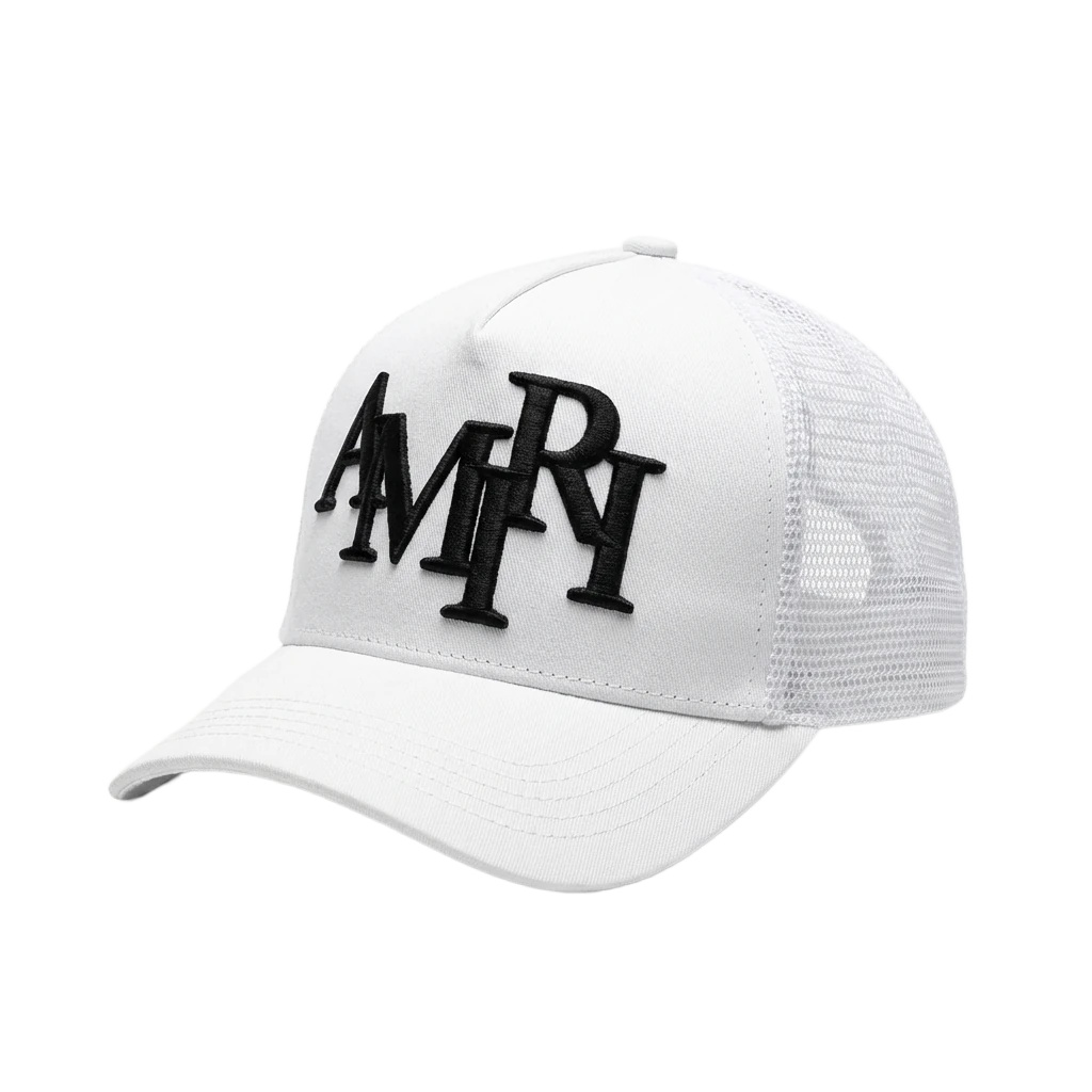 AMIRI Letter Style White Cap