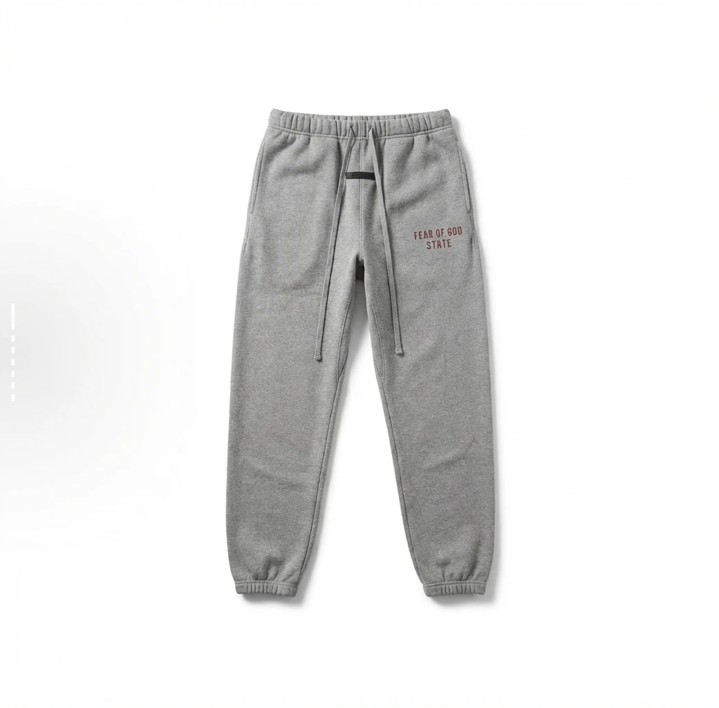 ESSENTIALS casual style grey sweatpants