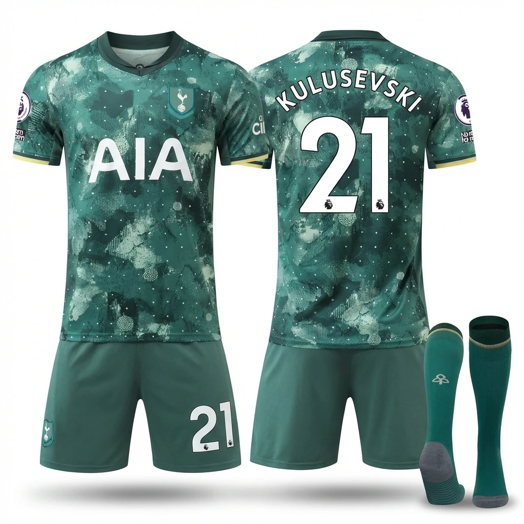 The Spurs No. 21 player series dark green jersey
